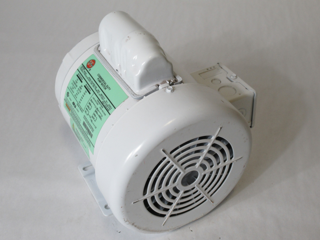 US Motors 1/4HP 1725RPM 115/208-230V 56J TEFC 1PH 60Hz SHELF WEAR NOP