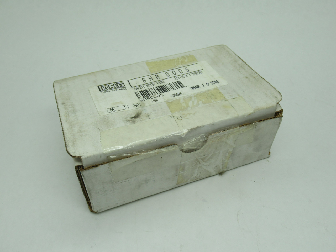 DME SHR0005 Hoist Ring 3/4-10 Thread 5000 lbs SHELF WEAR NEW