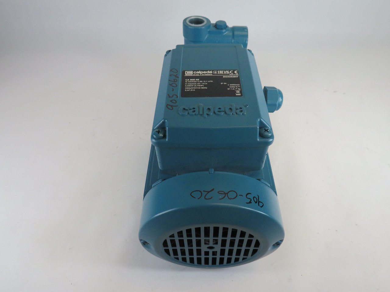 Calpeda CA-80E-60 Self-Priming Liquid Ring Pump .55kW 3450n/min 330/575YV NEW