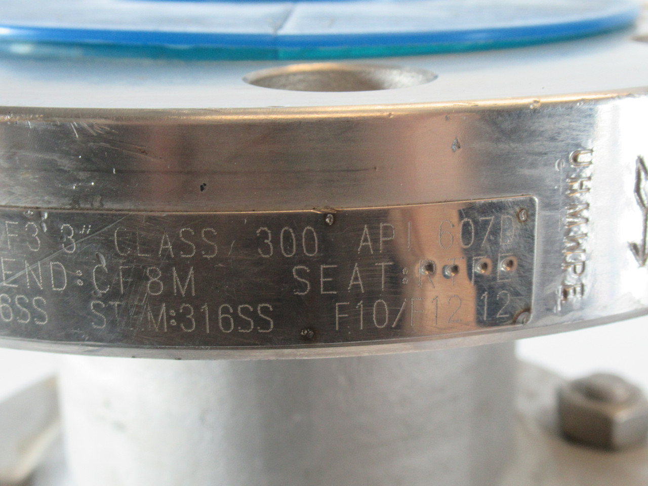 A-T Controls FD9-F3 Stainless Steel Ball Valve Class 300 3" Size SHELF WEAR NOP