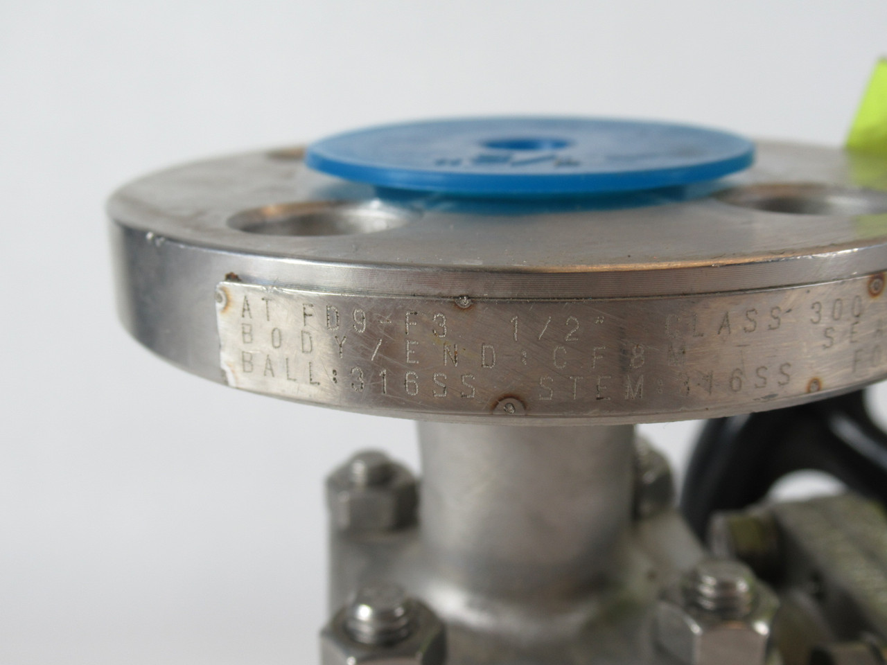 A-T Controls FD9-F3 Stainless Steel Ball Valve Class 300 1/2" SHELF WEAR NOP