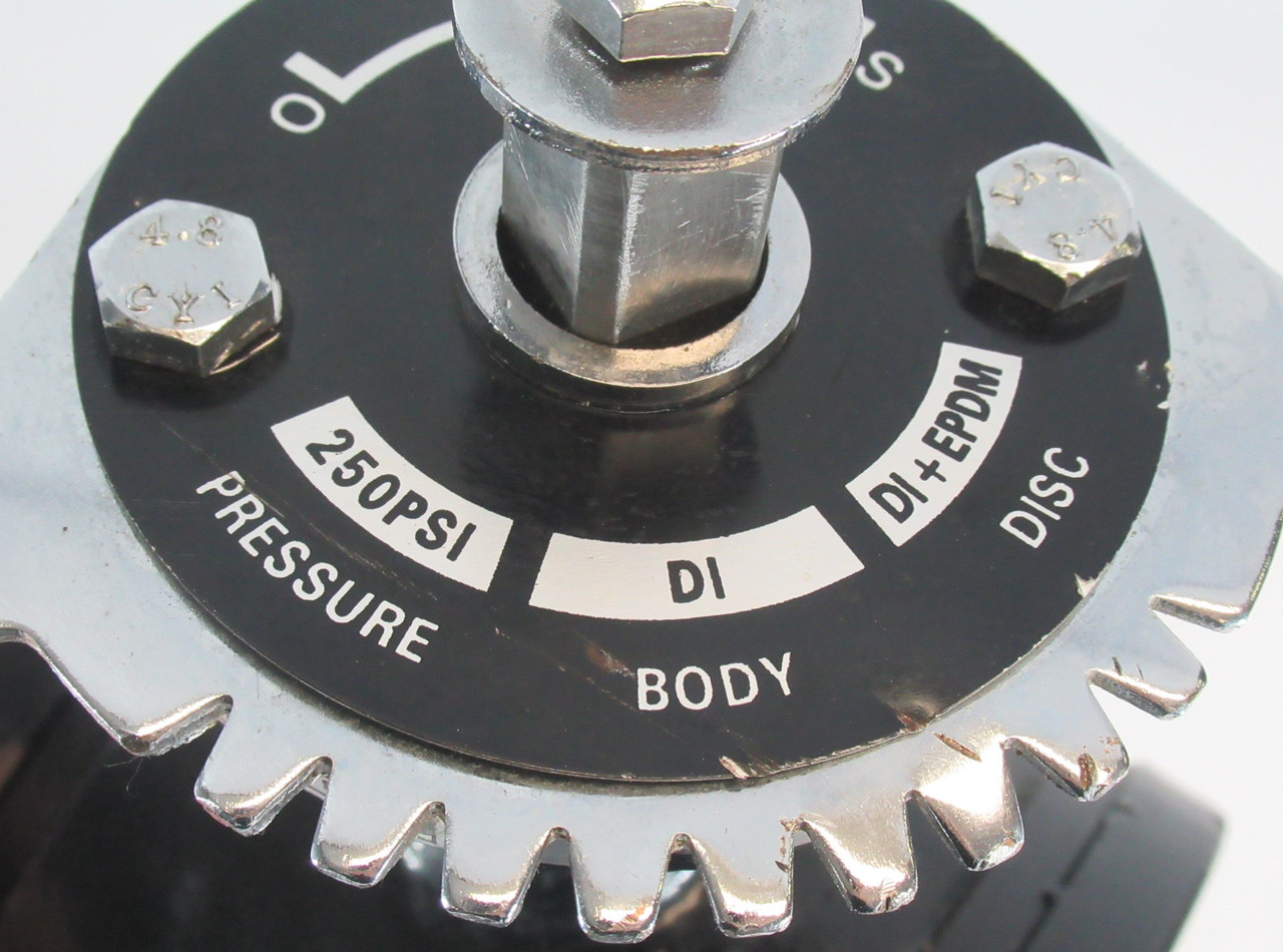 Corcoran Piping Systems Grooved End Butterfly Valve 6" Pipe SHELF WEAR NOP