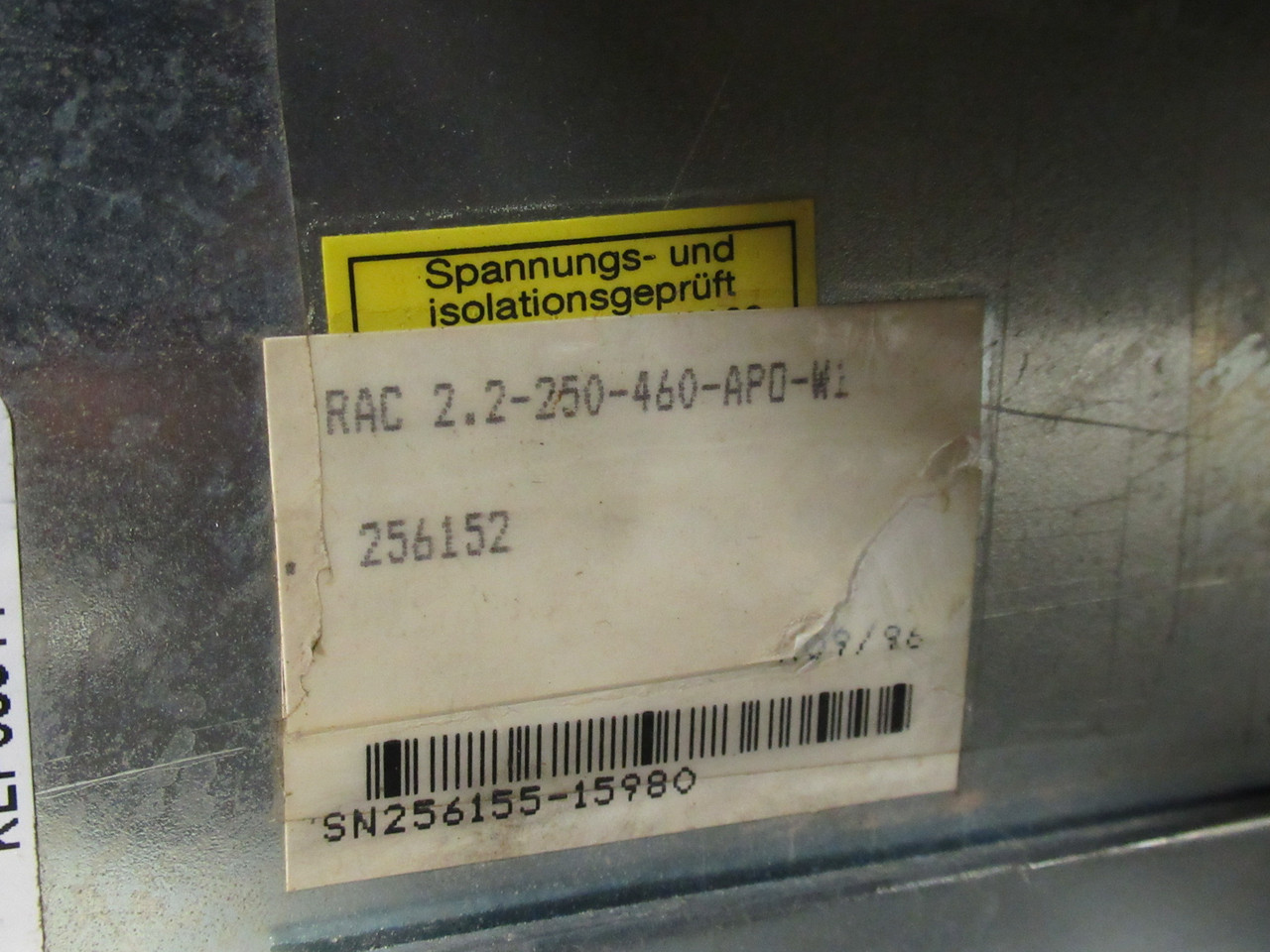 Indramat RAC2.2-250-460-AP0-W1 AC Main Spindle Drive Controller SHELF WEAR USED