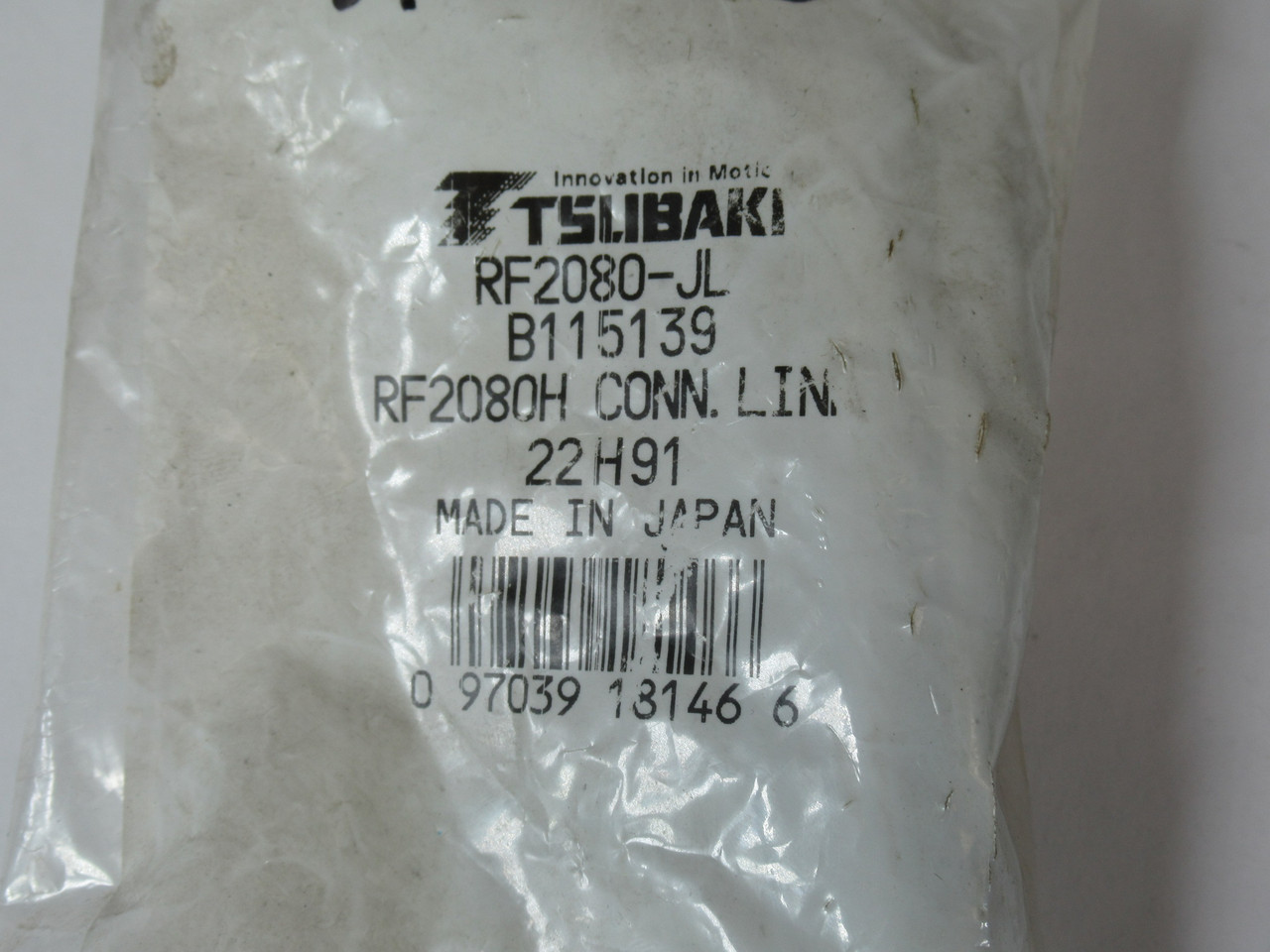 Tsubaki RF2080-JL C2080HCL Roller Chain Connecting Link 2" Pitch NWB