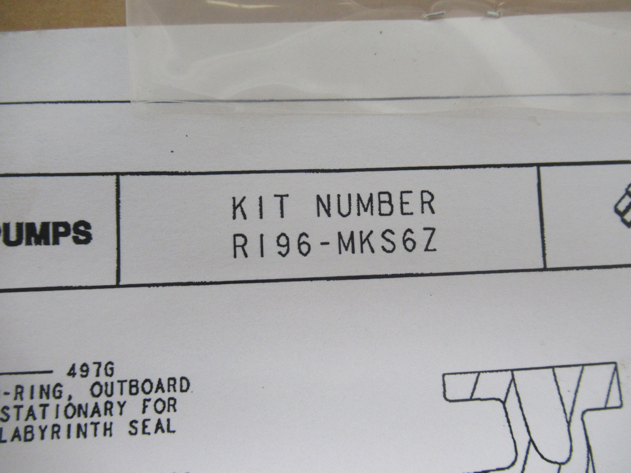 Goulds Pumps R196-MKS6Z Pump Maintenance Kit For Use With 3196 STL NOP