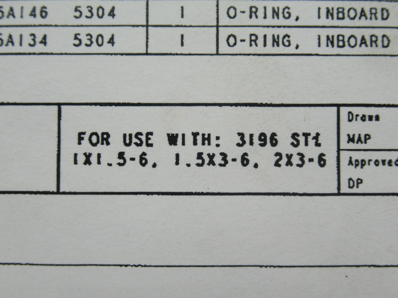 Goulds Pumps R196-MKS6Z Pump Maintenance Kit For Use With 3196 STL NOP