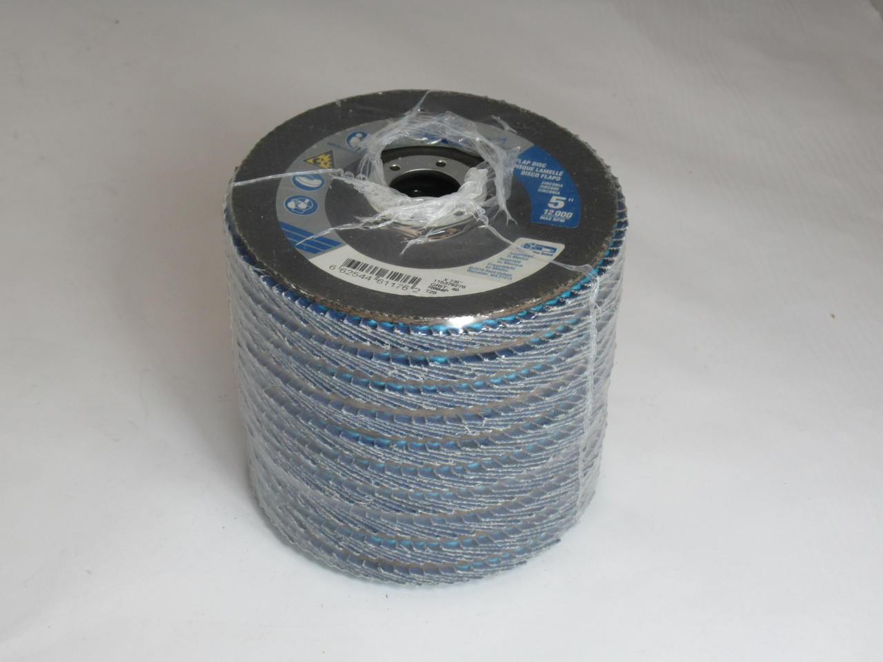 Norton 66254461176 Flap Disc 40 Grit Type 29 5x7/8" 10-Pack BOX DAMAGE NEW