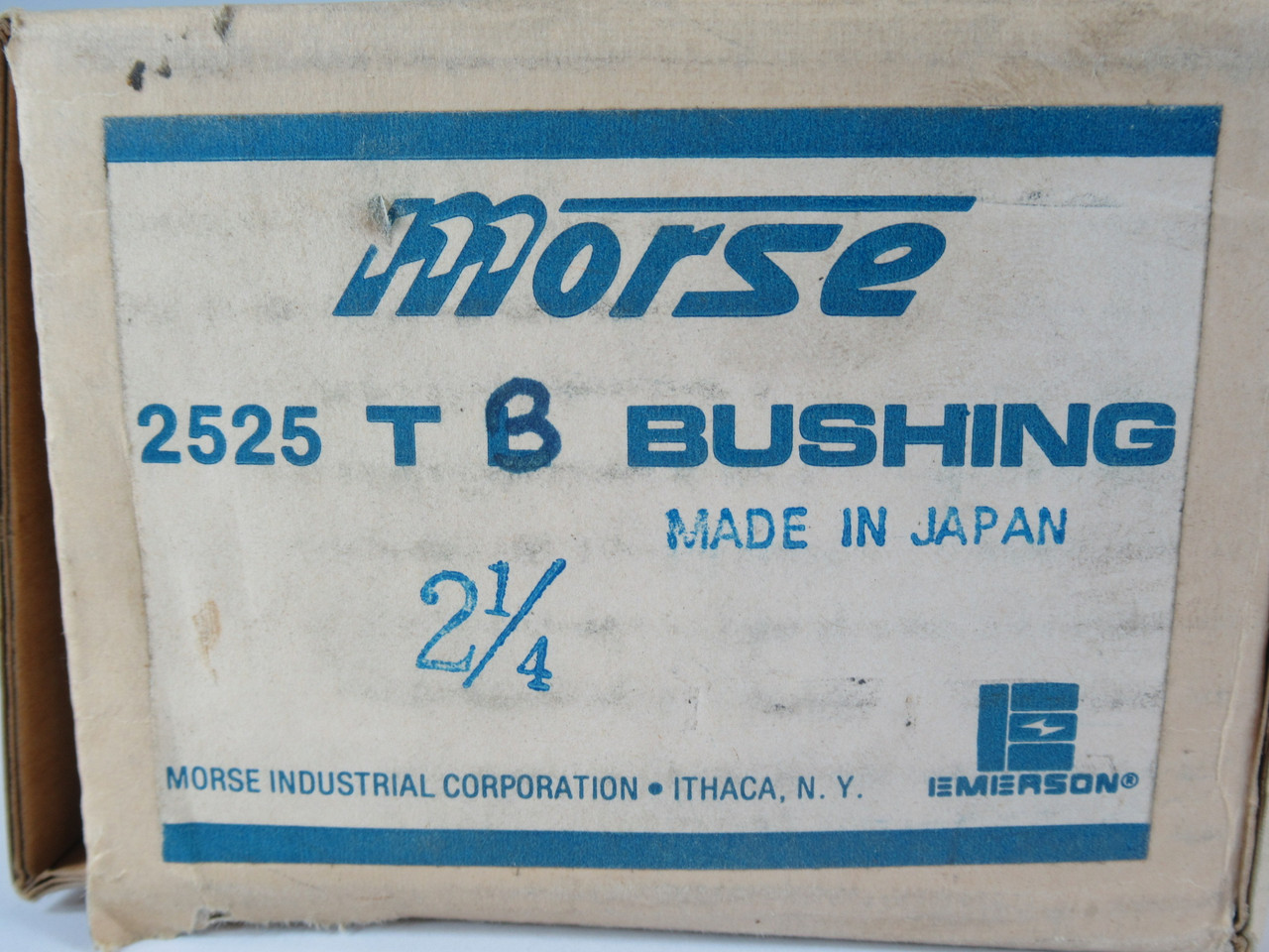 Morse 2525 2-1/4 Taper Bushing 2-1/4" Bore 3-3/8" OD 2-1/2" LTB NEW