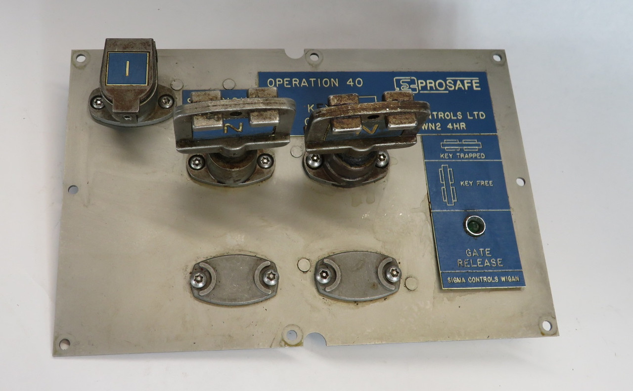 Sigma SRU45 Prosafe Illuminated Key Exchange Control Double Keycode N 24VDC USED