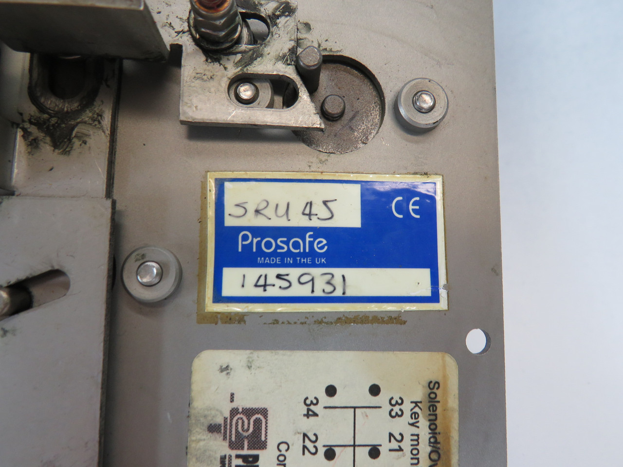Sigma SRU45 Prosafe Illuminated Key Exchange Control Double Keycode N 24VDC USED