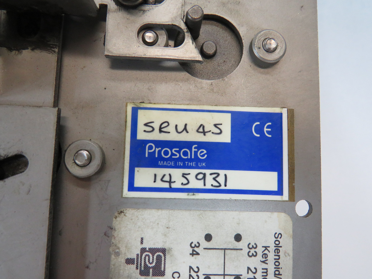 Sigma SRU45 Prosafe Illuminated Key Exchange Control Double Keycode P 24VDC USED
