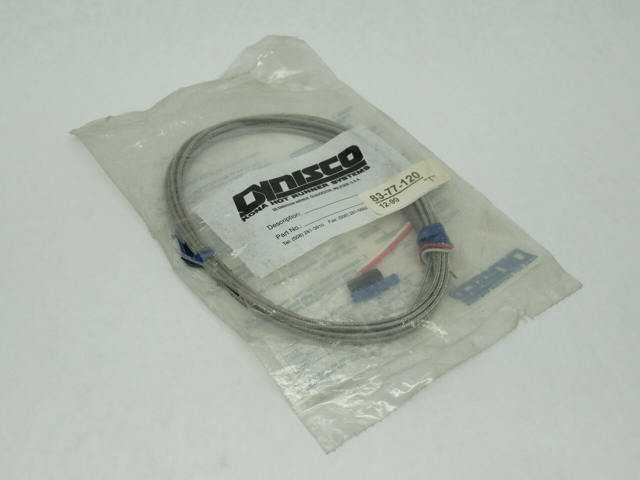 Dyniso 83-77-120 Thermocouple Hot Runner HOLEY BAG NWB