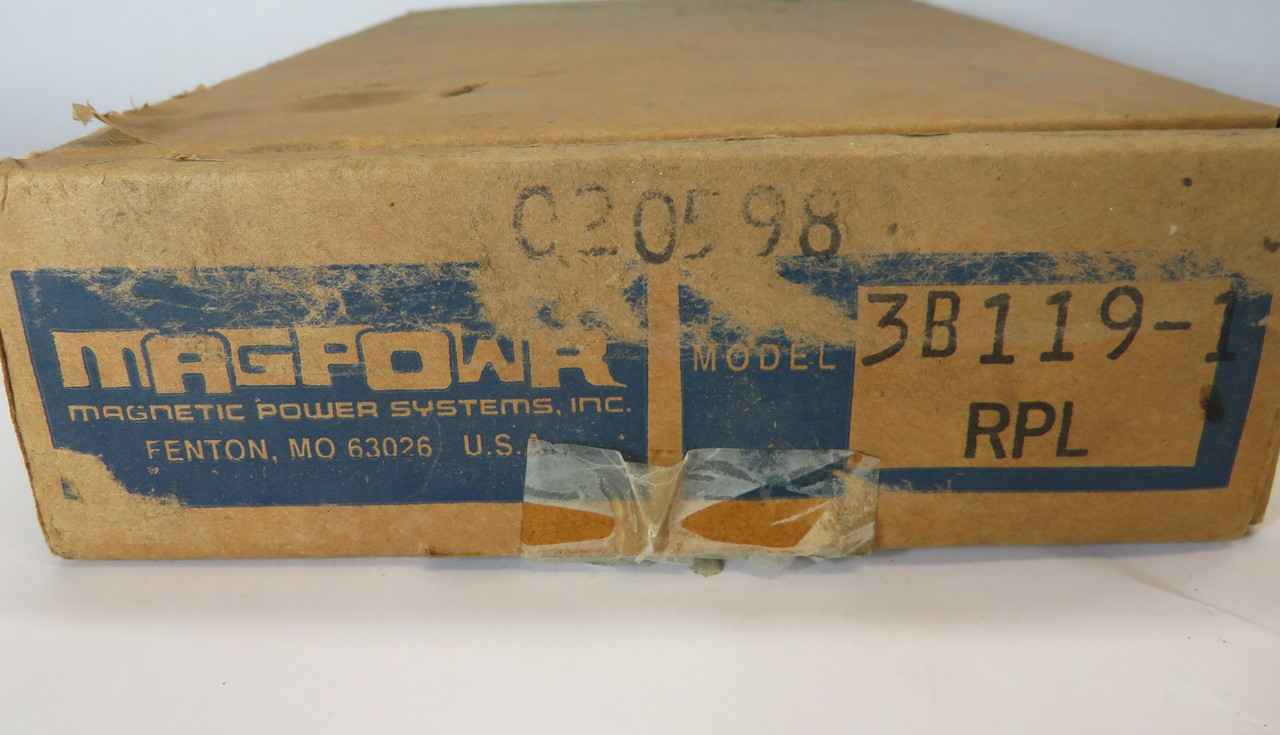 Magpowr 3B119-1RPL Power Amplifier for 24VDC BOX DAMAGE SHELF WEAR NEW