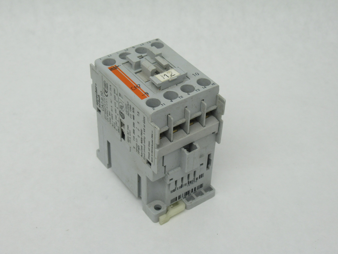 Sprecher + Schuh CA7-9-10-120 Contactor AC-3 9A 110/120 50/60Hz 3-Pole 1NO USED