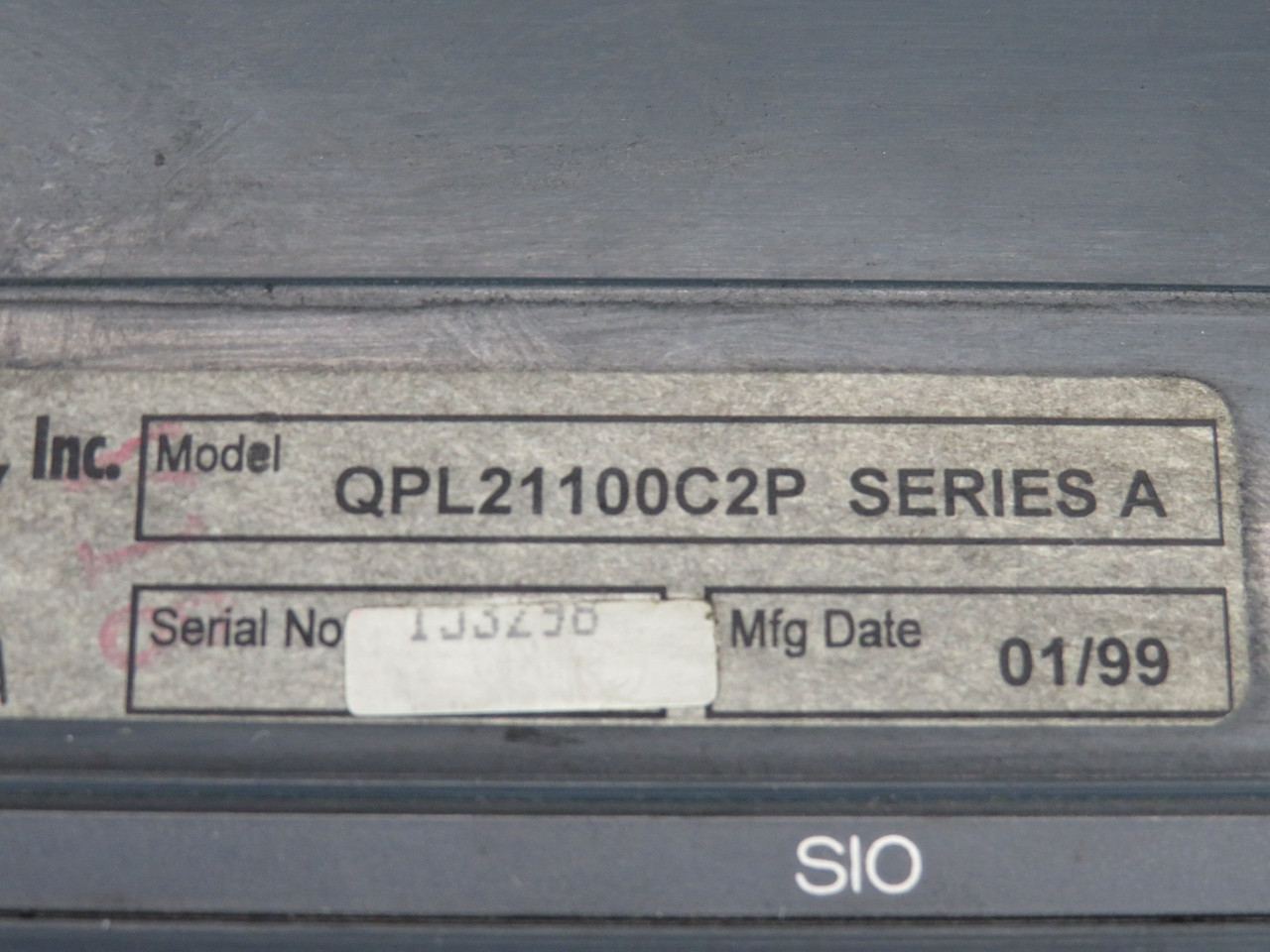 Total Products Inc QPL21100C2P Ser A Touch Screen Operator Panel USED