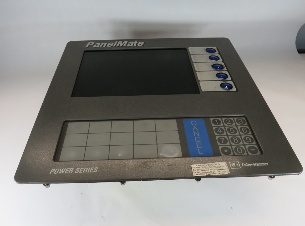 Cutler-Hammer 55PKHX PM5000 LED Operator Interface 120/230VAC 0.55A 50/60Hz USED