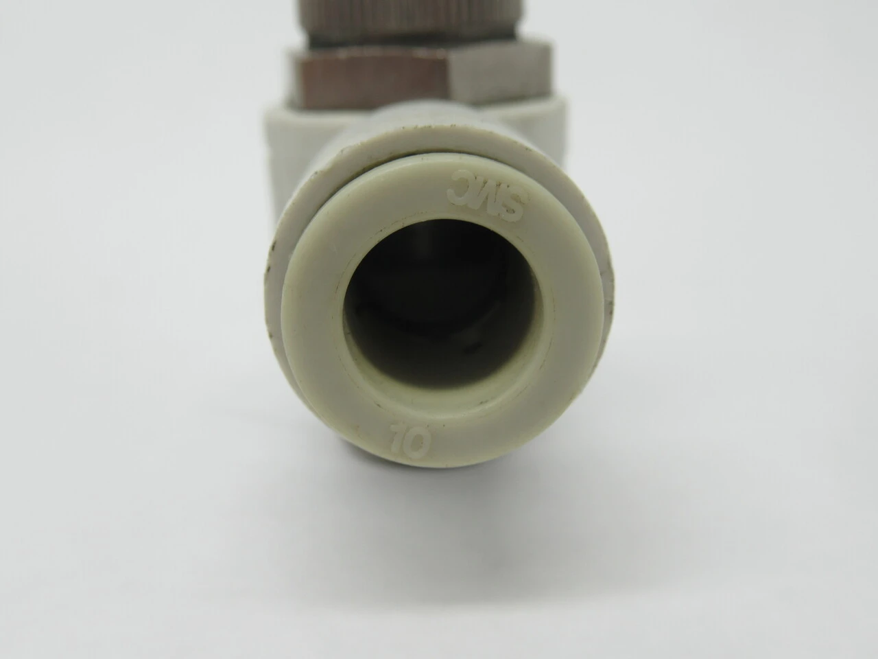 SMC AS3201F-G03-10 Speed Controller G3/8" 10mm Tubing OD USED