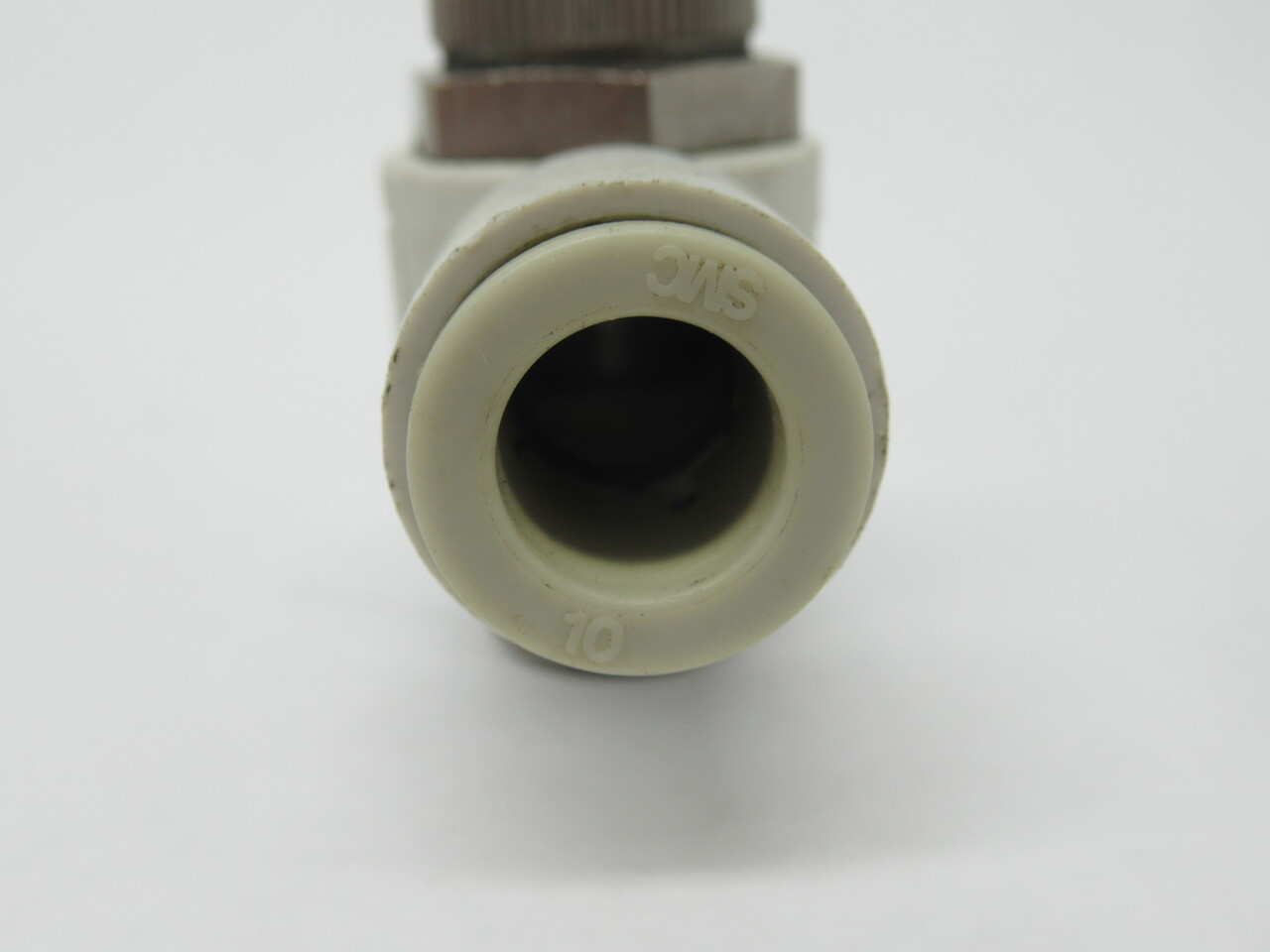 SMC AS3201F-G03-10 Speed Controller G3/8" 10mm Tubing OD USED