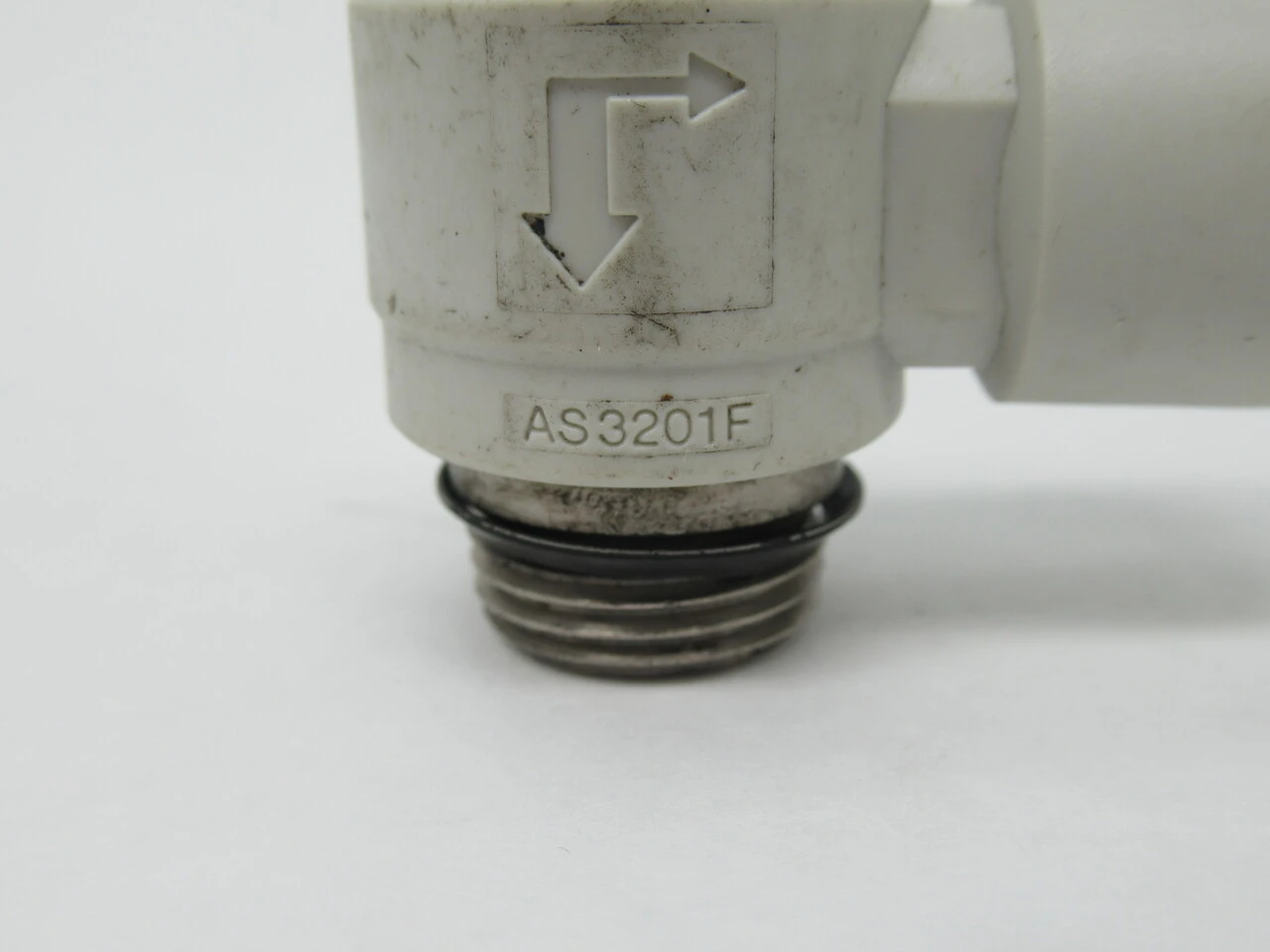 SMC AS3201F-G03-10 Speed Controller G3/8" 10mm Tubing OD USED