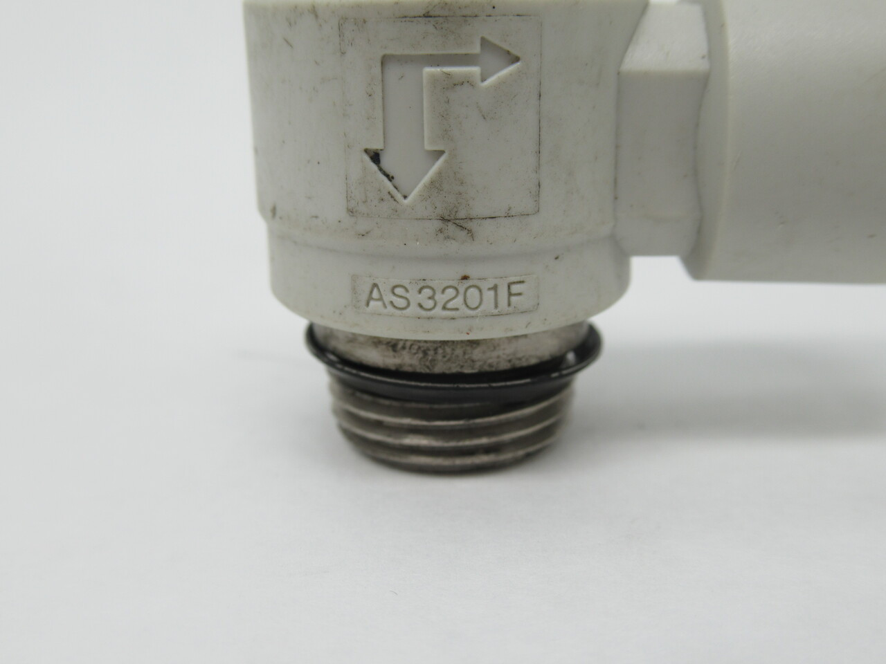 SMC AS3201F-G03-10 Speed Controller G3/8" 10mm Tubing OD USED