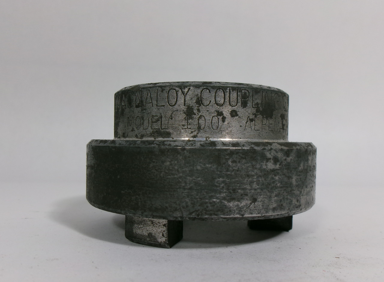 Magnaloy M100M1806 Jaw Coupling Hub 18mm Bore 2.6" OD USED