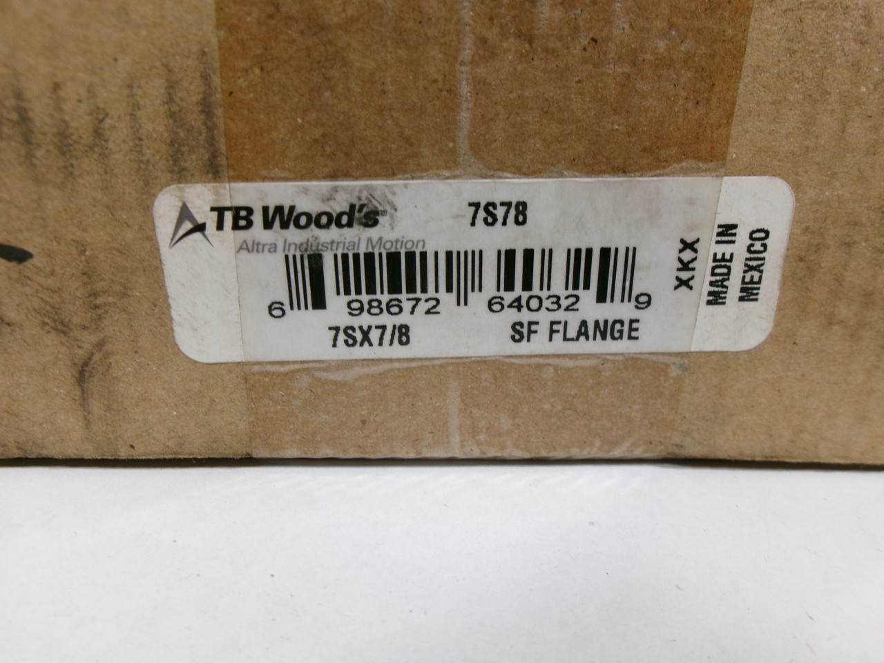 TB Wood's 7S78 SF Flange 7/8" B 1.84" LTB 4.62" OD NEW