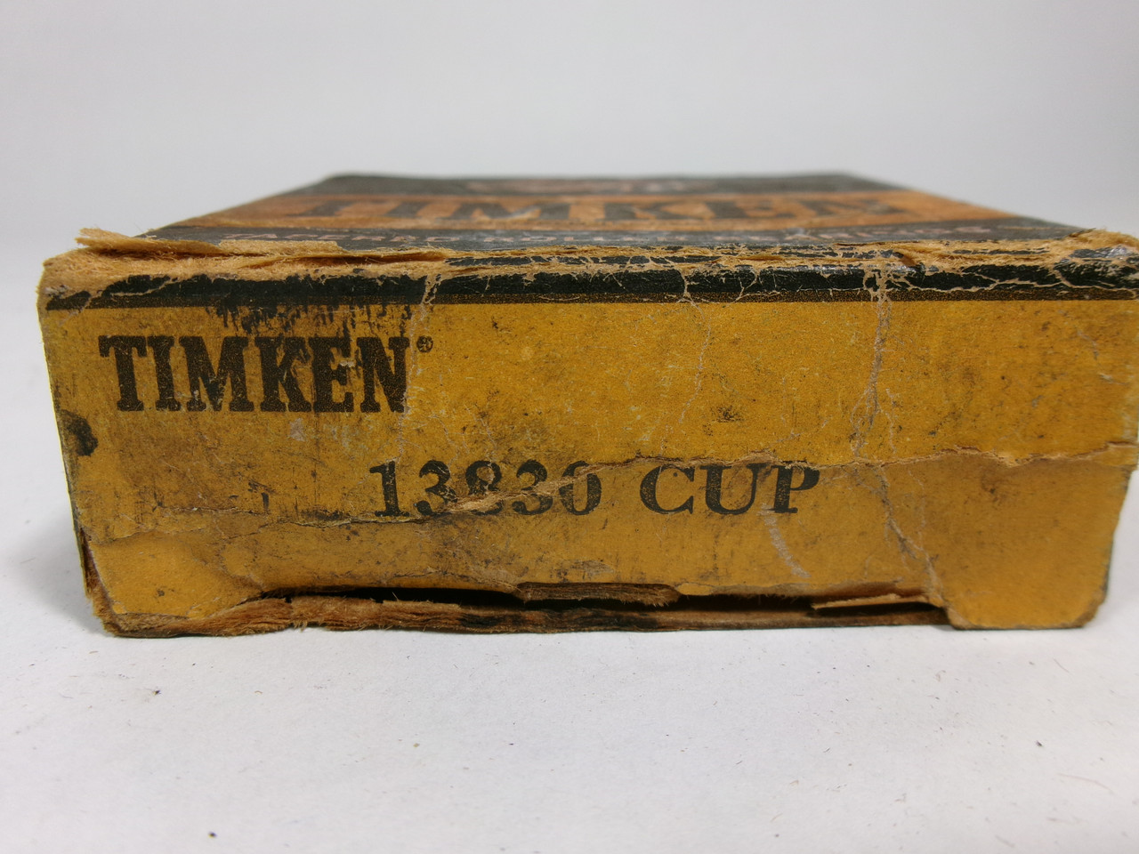 Timken 13830 Single Cup Tapered Roller Bearing 2.5" OD 0.375" W SHELF WEAR NEW