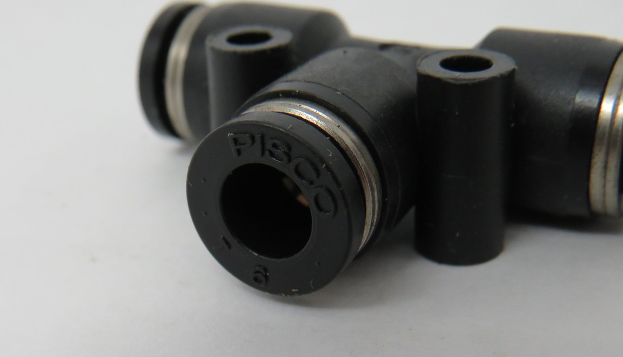 Pisco PE6 Push-In Tee Fitting 6mm Tube NOP