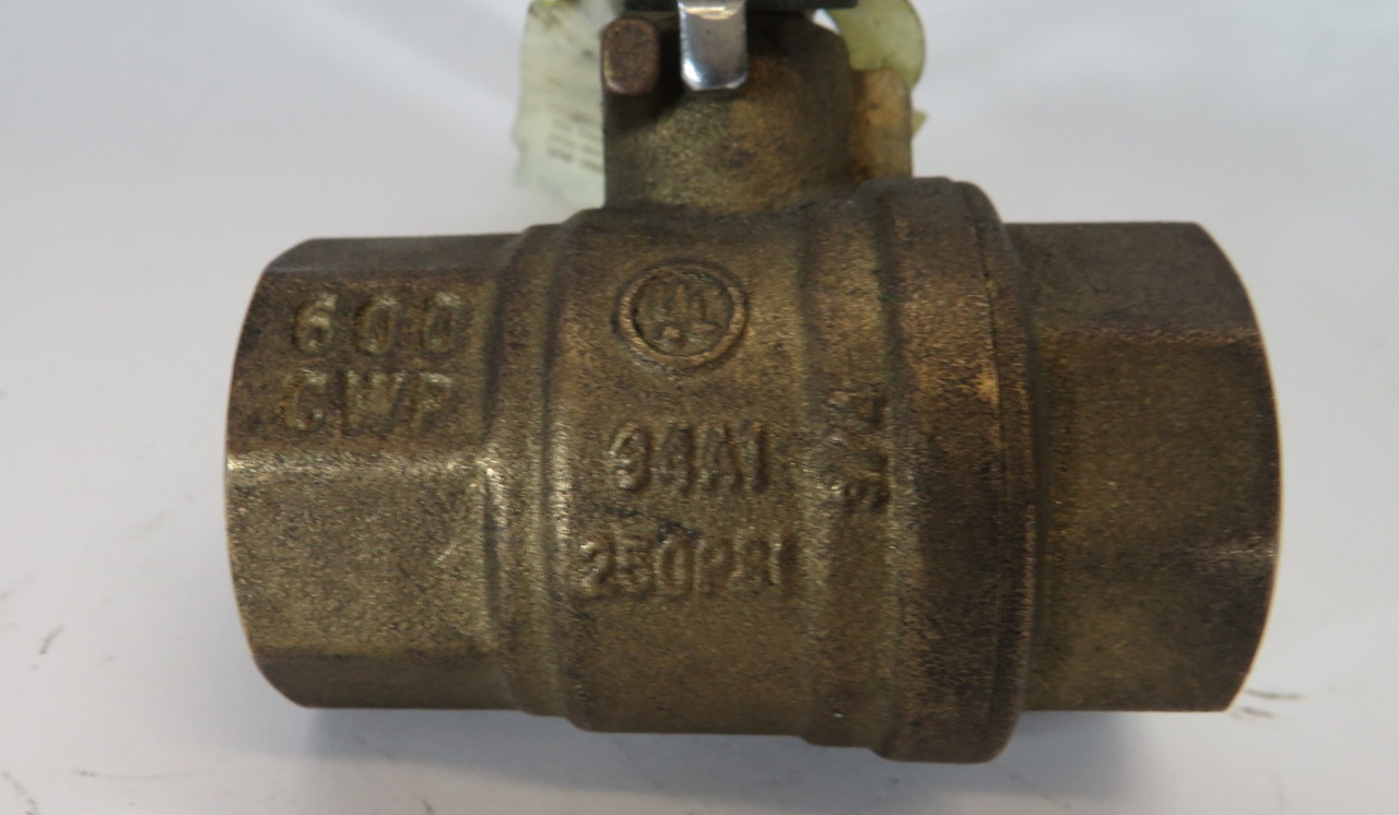Apollo 94A-104-01 Brass Ball Valve 3/4" FNPT 600 CWP 250 psi SHELF WEAR NEW