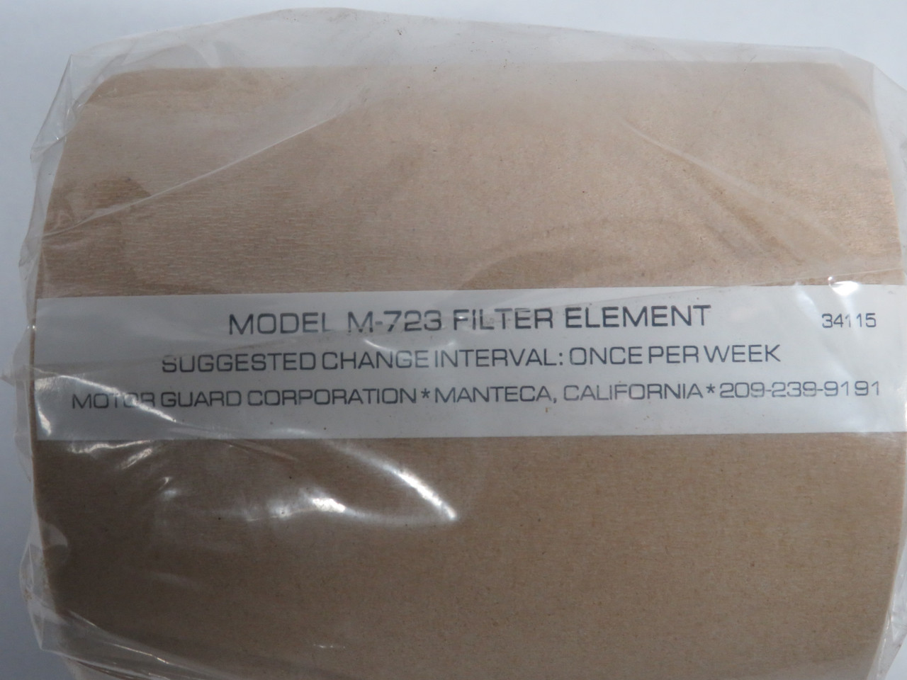 Motor Guard Corporation M-723 Submicronic Element Replacement NWB