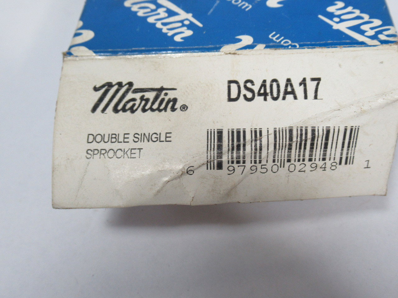 Martin DS40A17 Double Single Sprocket 1/2” Plain Bore 17T 40 Chain BOX DMG NEW