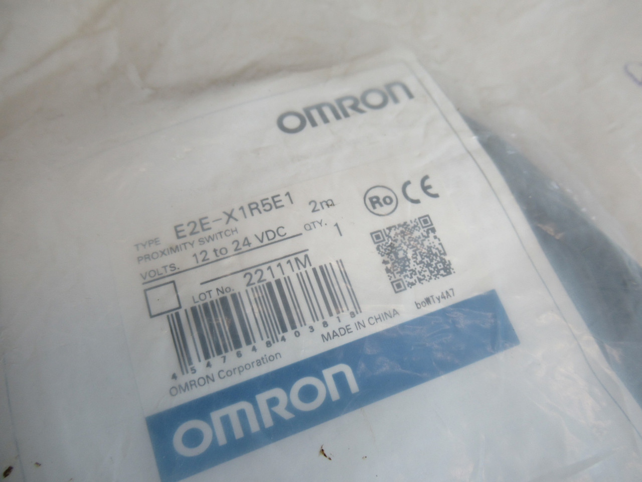 Omron E2E-X1R5E1 Proximity Sensor 12-24VDC NWB