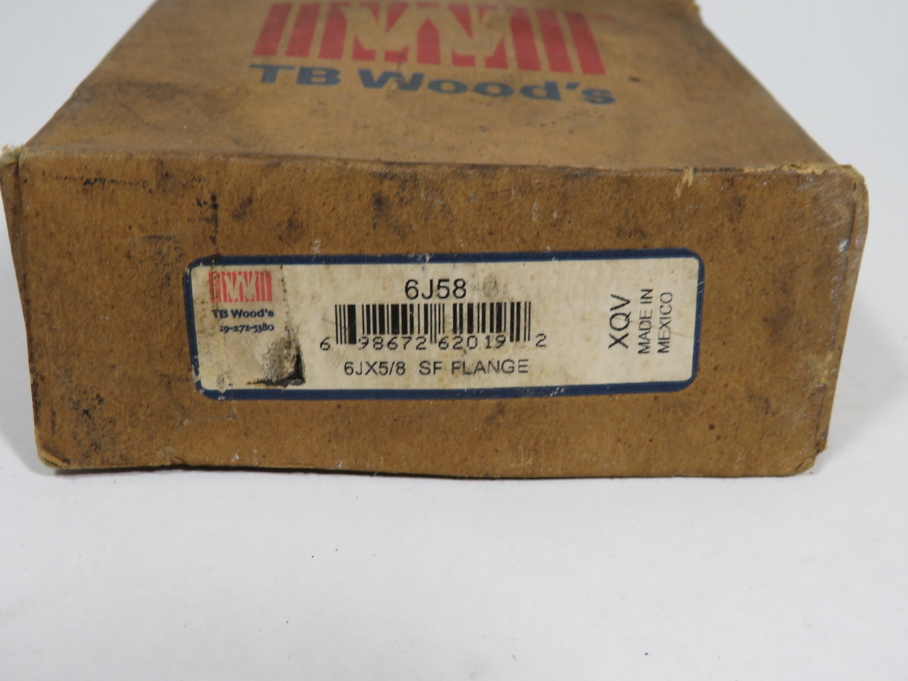 TB Wood's 6J58 6JX1-5/8 Sleeve Coupling Flange 5/8" Bore 4" OD SHELF WEAR NEW