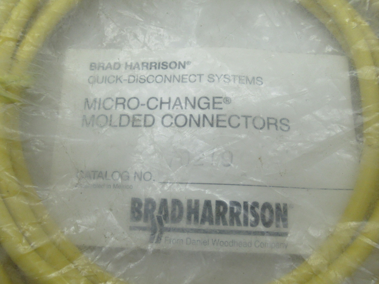 Brad Harrison 70219 Single-Ended Female Cordset 3A 300V 3-Pin NWB