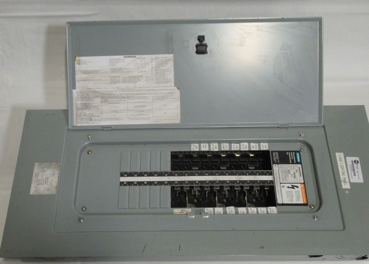 Siemens EQ430225 Load Center 225A 120/240V 3 Phase 4 Wire USED