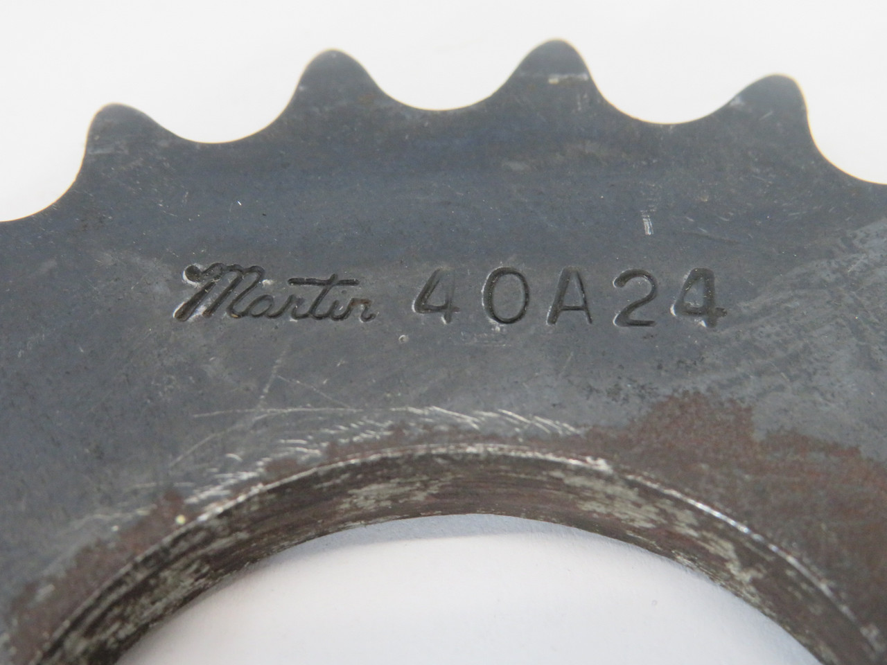 Martin 40A24 A-Plate Sprocket 2-3/4" Bore 24T 40 Chain 1/2" Pitch RUST USED