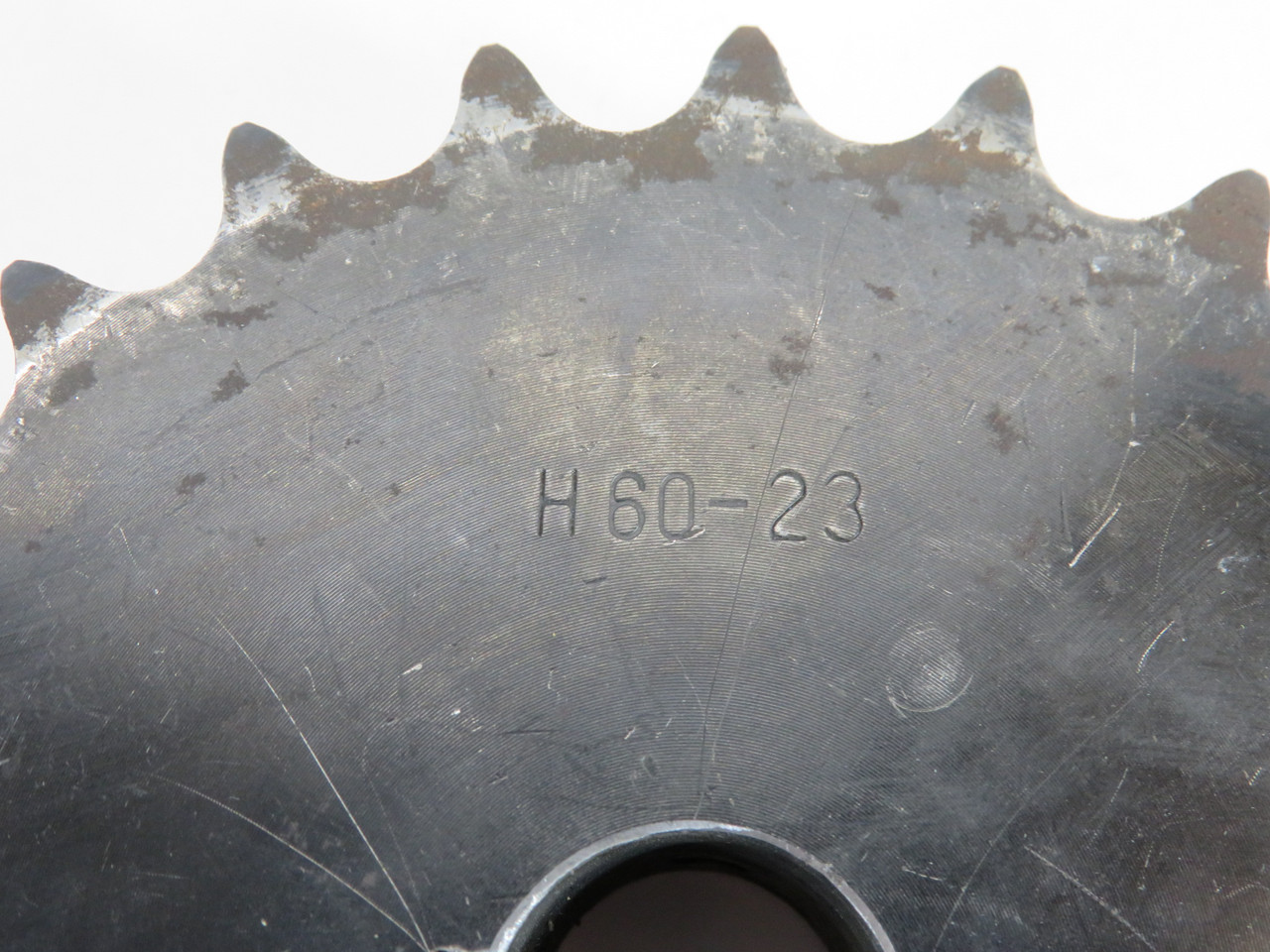 Generic H6023X1 Roller Chain Sprocket 1" Bore 23T 60C 3/4"P RUST USED