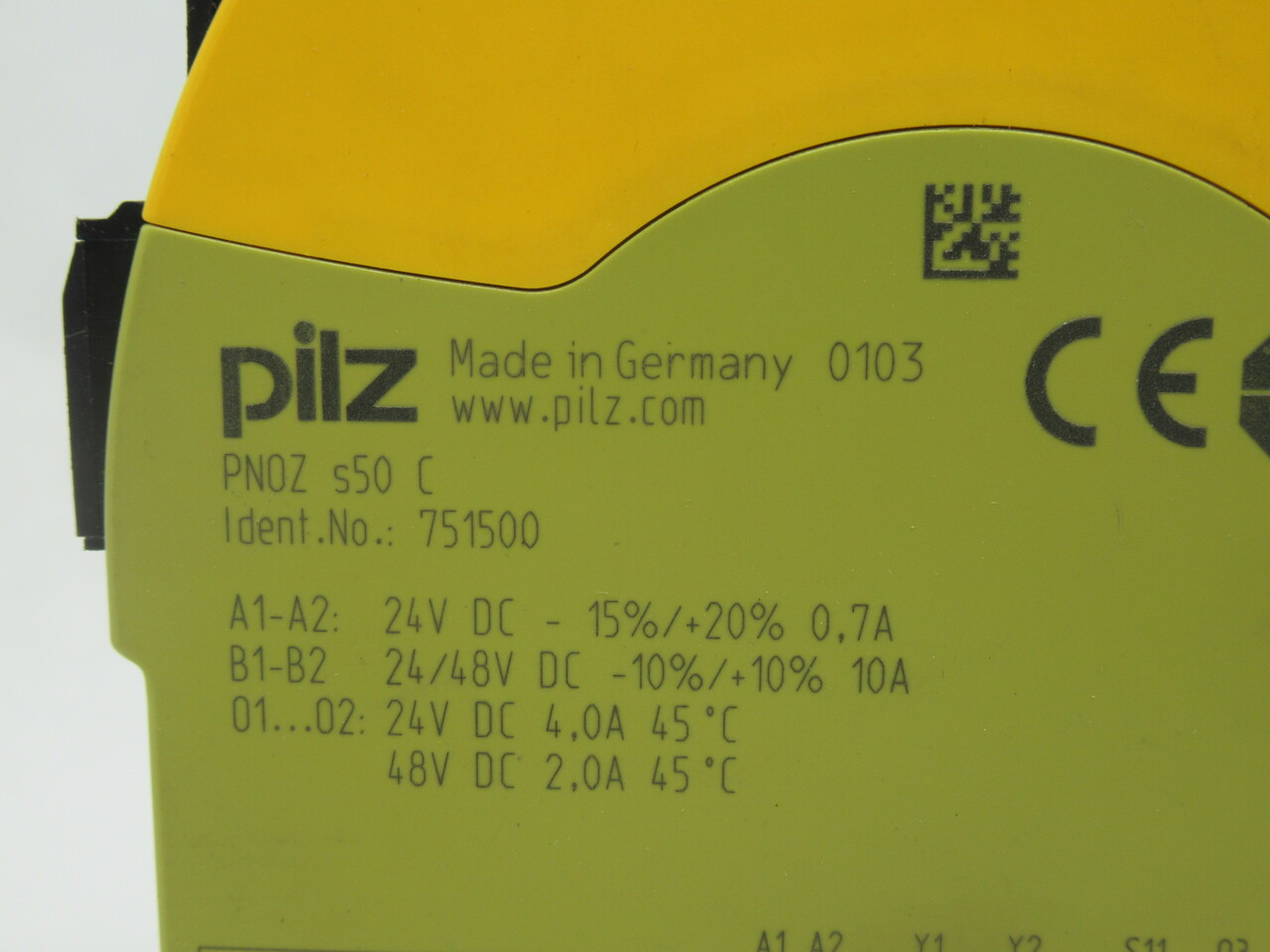 Pilz 751500 PNOZ s50 c Safety Relay 24VDC 24/48VDC SHELF WEAR USED