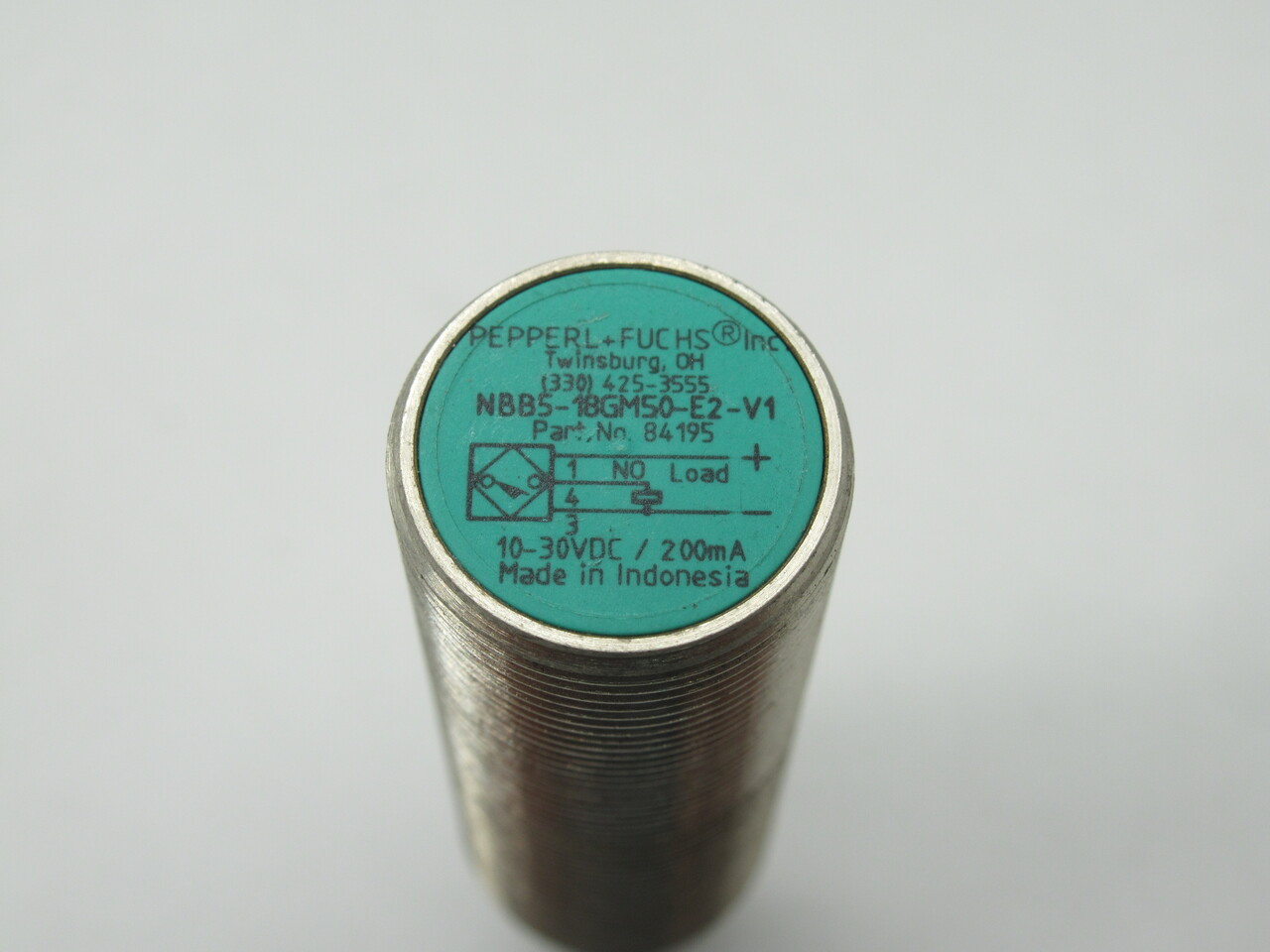 Pepperl+Fuchs NBB5-18GM50-E2-V1 Proximity Switch 10-30VDC 200mA NO WASHERS USED