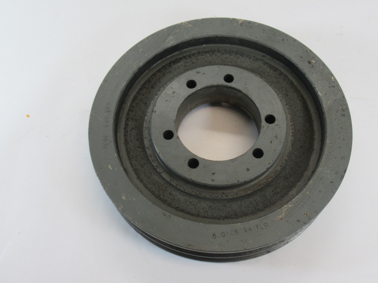 TB Woods 8.0X2B-SK 802B Sheave 1/2-2-5/8" Bore 2 Groove 8.35"OD A/B Belt USED