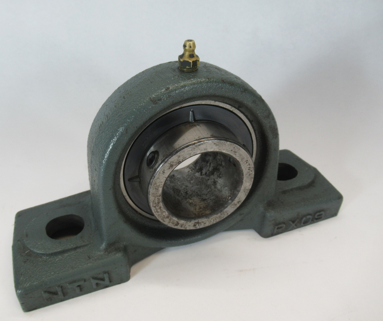 NTN UCPX09-112D1 Pillow Block Bearing 2 Bolt 1-3/4" Bore Cast Iron RUST NOP