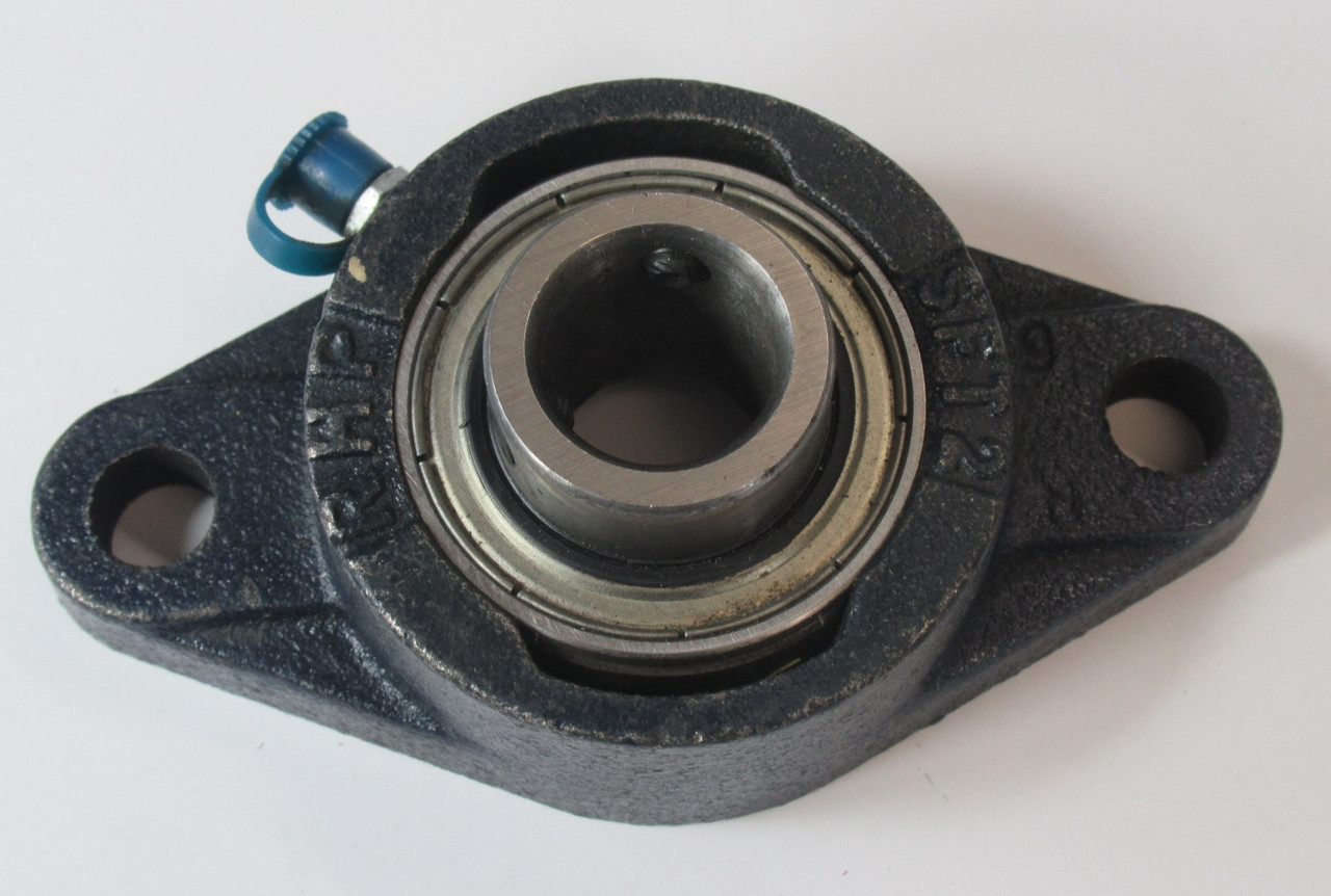 RHP SFT3/4 Oval Flange Bearing 2 Bolt 3/4" Bore SHELF WEAR/MISSING SCREWS NOP