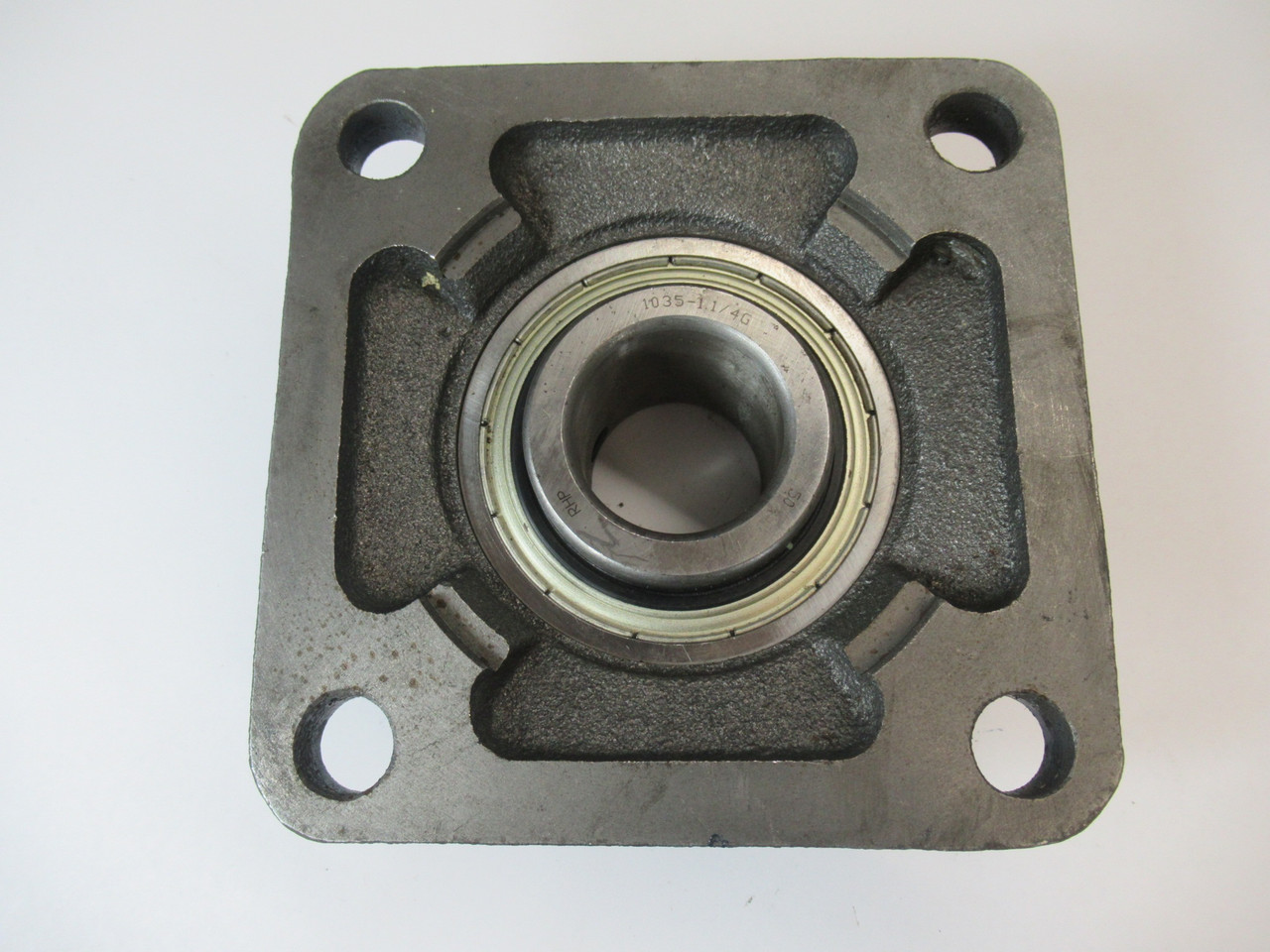 RHP MSF1.1/4 Square Flange Bearing 4 Bolt 1-1/4" Bore Cast Iron SHELF WEAR NOP
