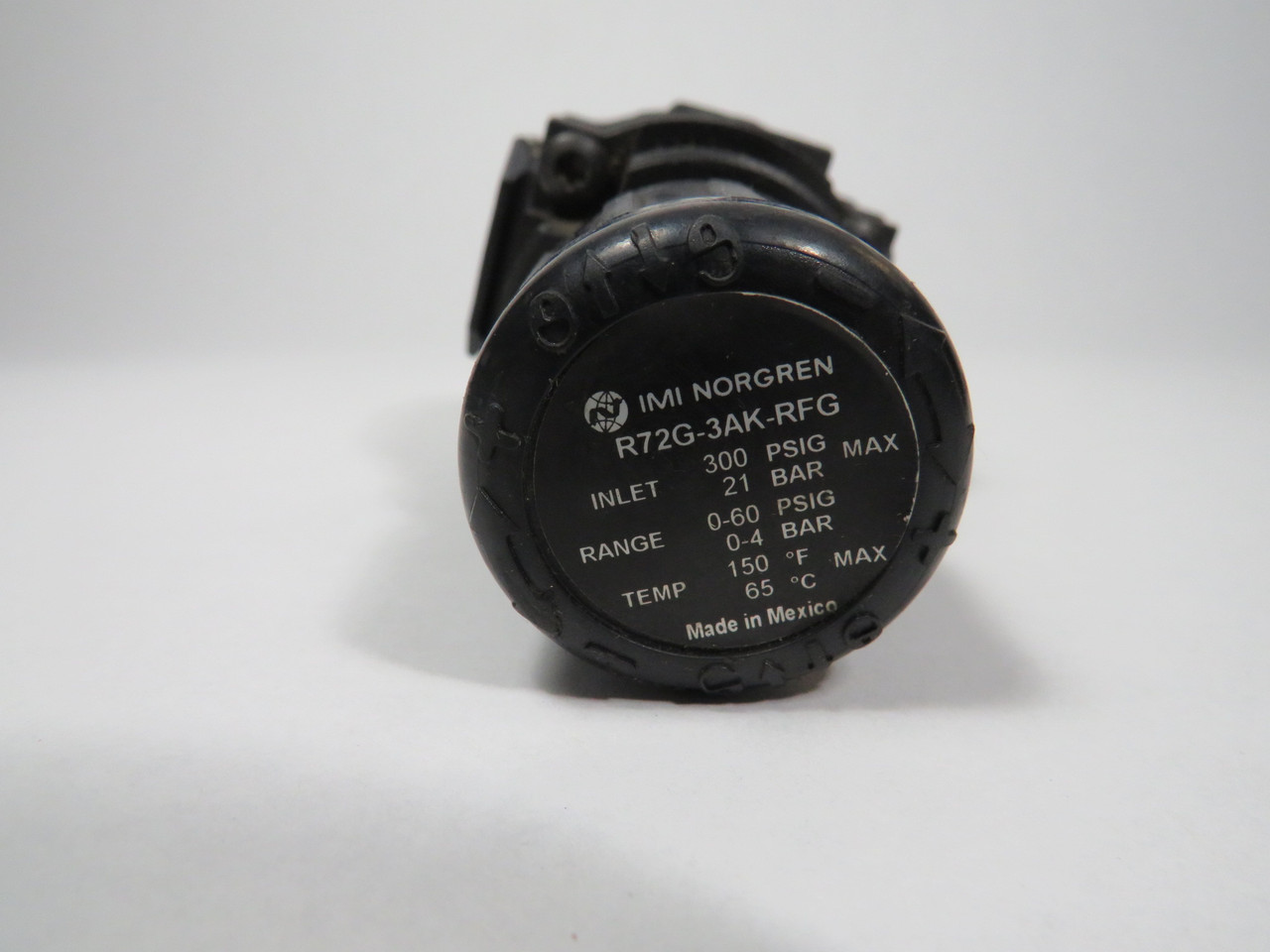 Norgren R72G-3AK-RFG Pressure Regulator 3/8" Port PTF 5-60 psig NO GAUGE USED