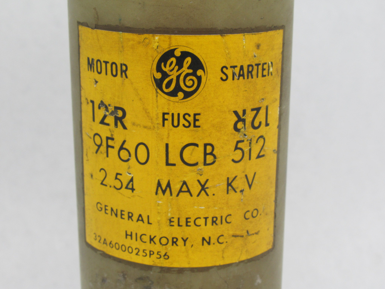 General Electric 9F60LCB512 Medium Voltage Fuse 2.54kV 12R SHELF WEAR NOP