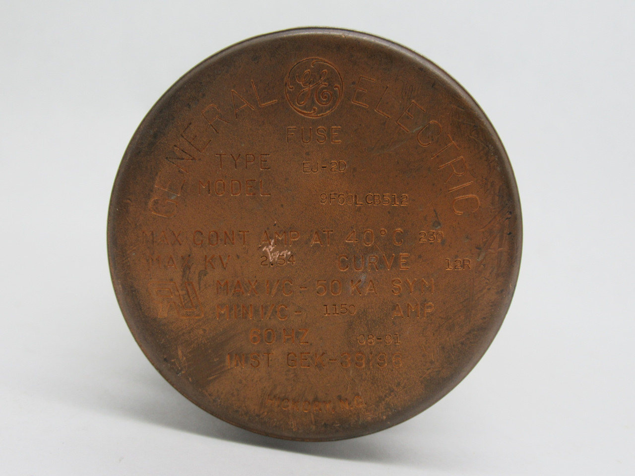 General Electric 9F60LCB512 Medium Voltage Fuse 2.54kV 12R SHELF WEAR NOP