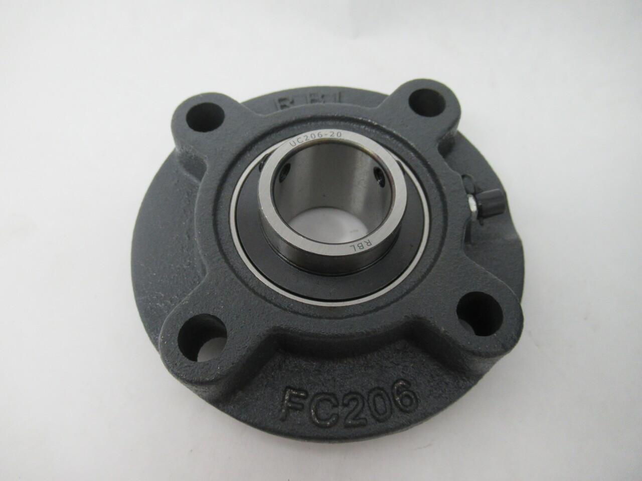 RBL UCFC206-20 Round Flange Bearing 4 Bolt 1-1/4" Bore Cast Iron BOX DAMAGE NEW