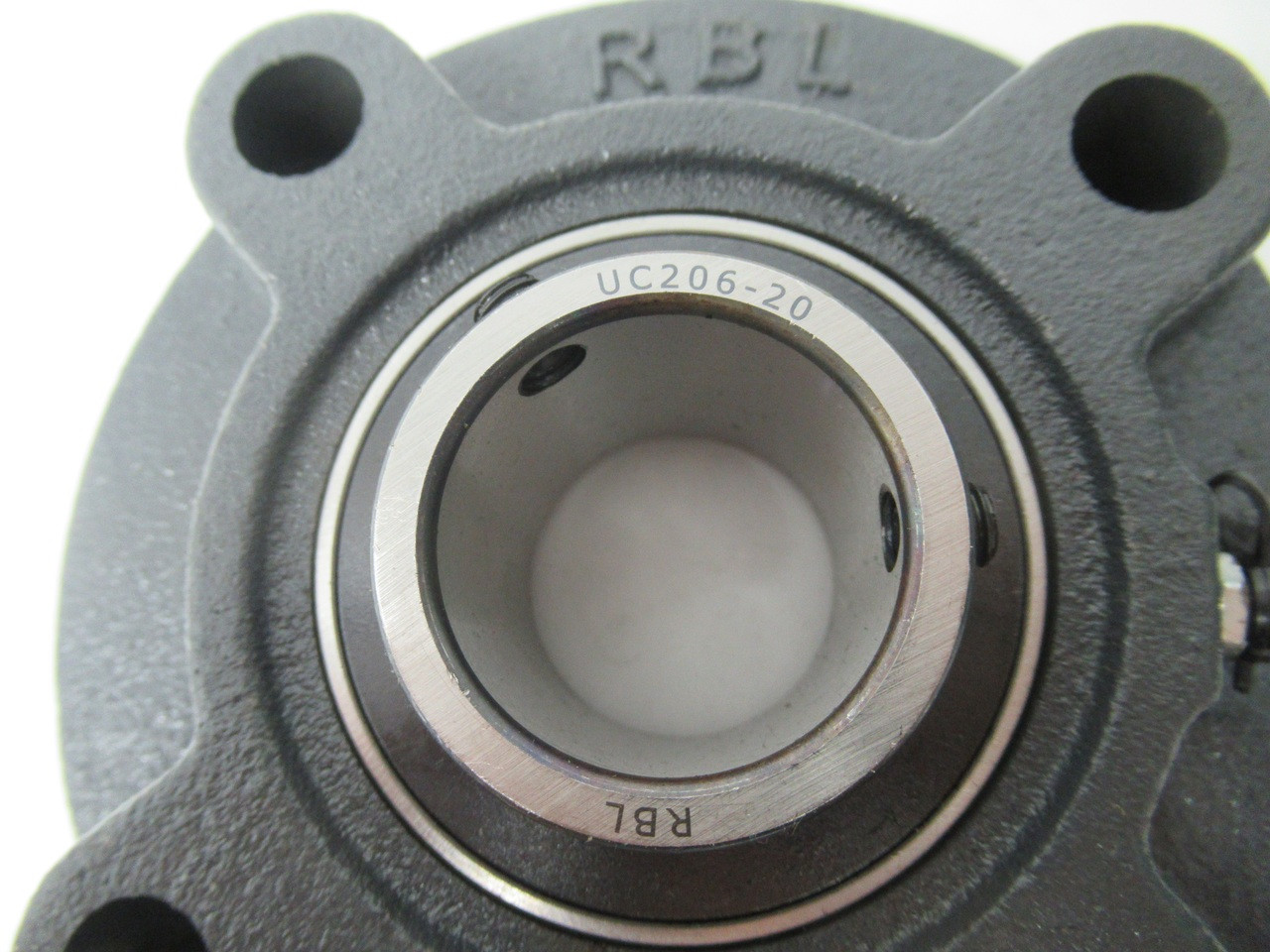 RBL UCFC206-20 Round Flange Bearing 4 Bolt 1-1/4" Bore Cast Iron BOX DAMAGE NEW