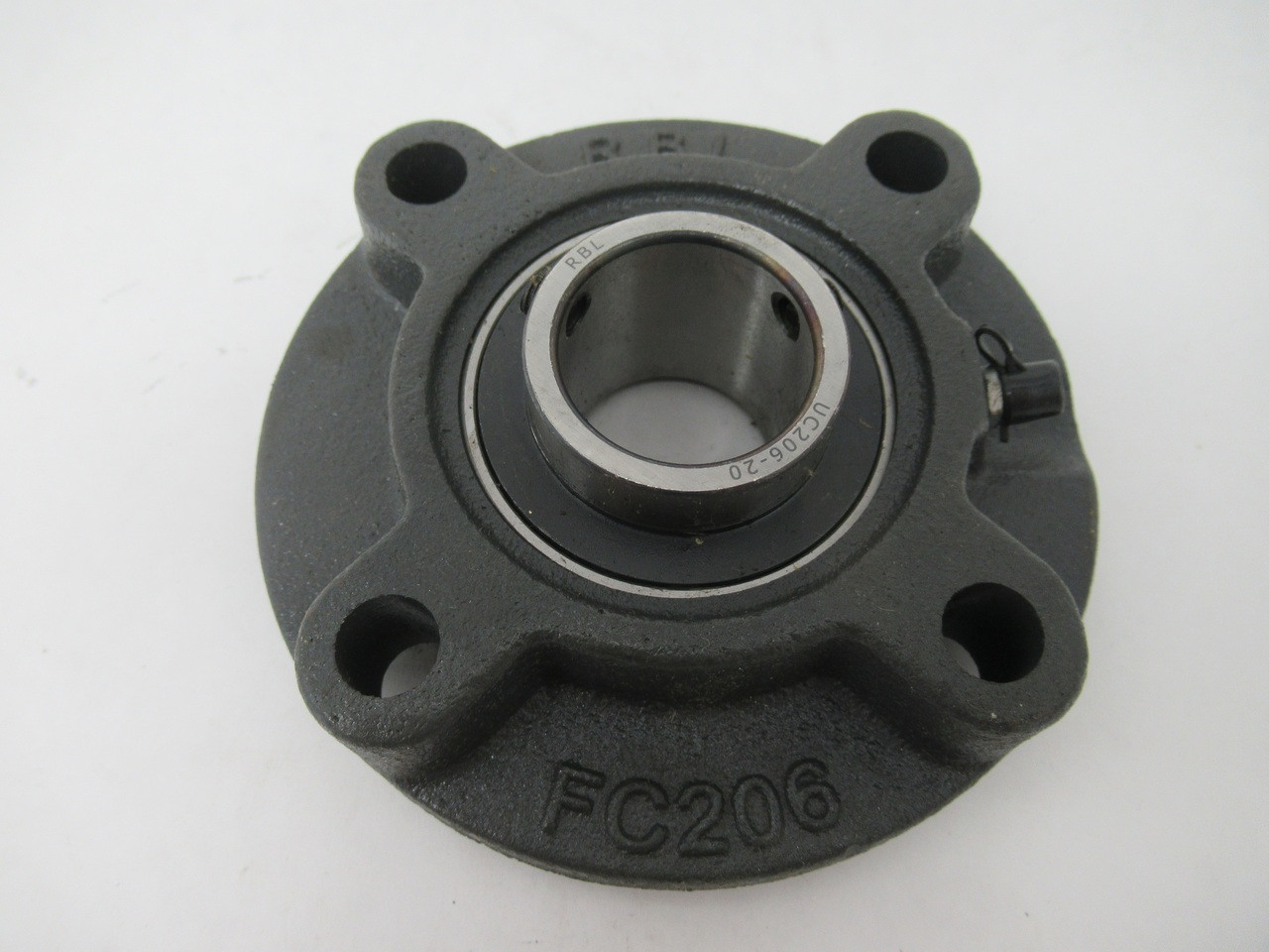 RBL UCFC206-20 Round Flange Bearing 4 Bolt 1-1/4" Bore Cast Iron SHELF WEAR NOP