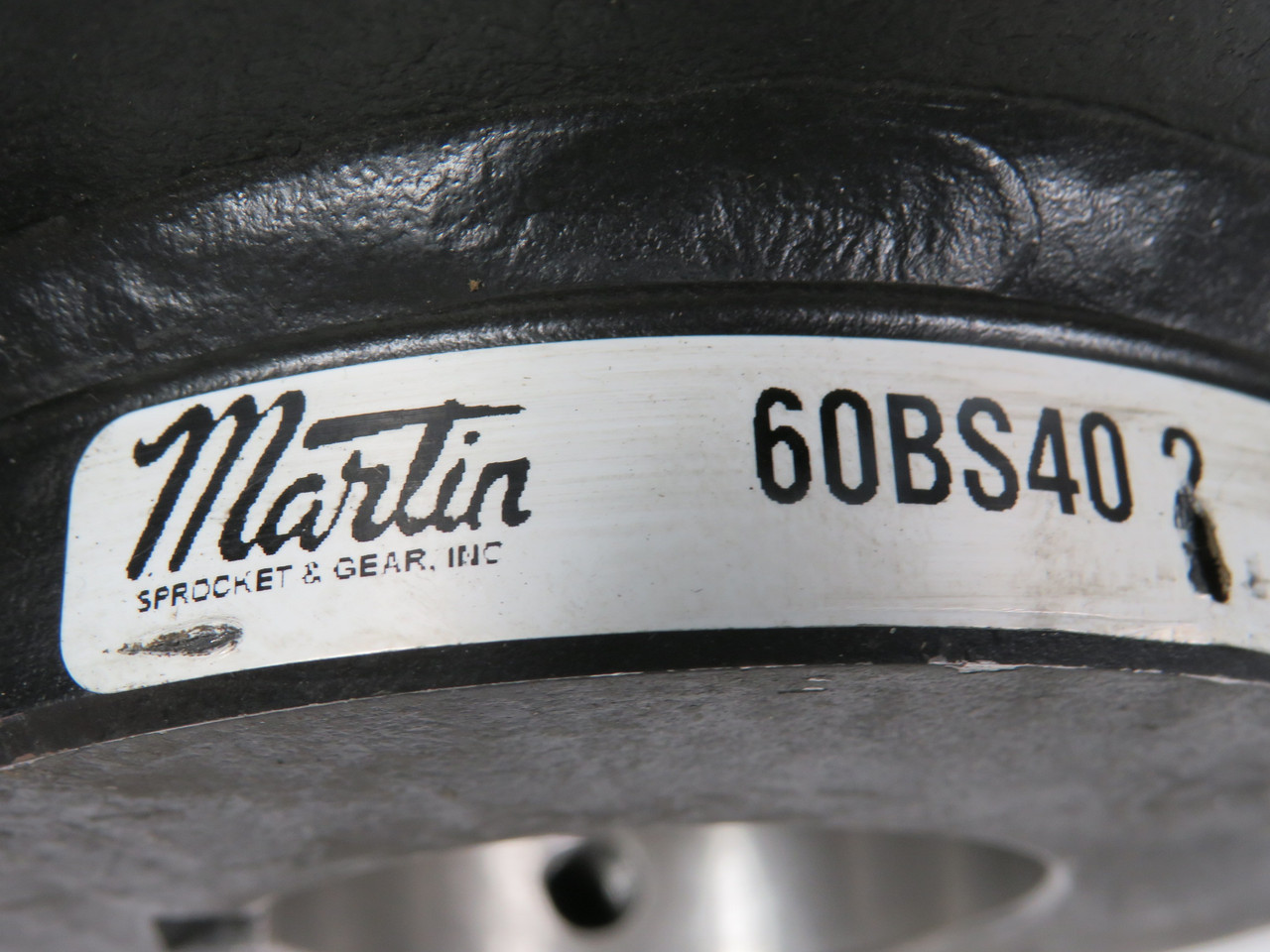 Martin 60BS402 Roller Chain Sprocket 2" Bore 40 Teeth 60 Chain 0.75” Pitch USED